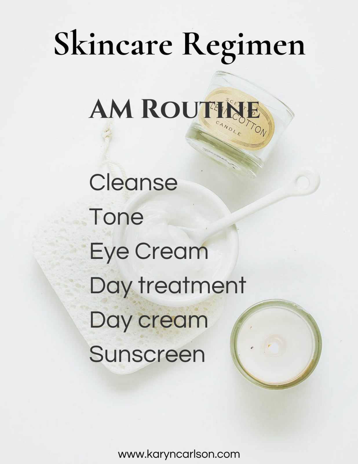 Skincare Order for Daytime