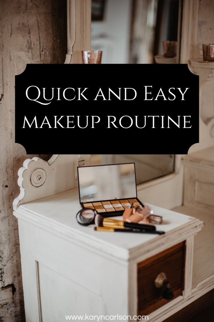 Quick and easy makeup routine
